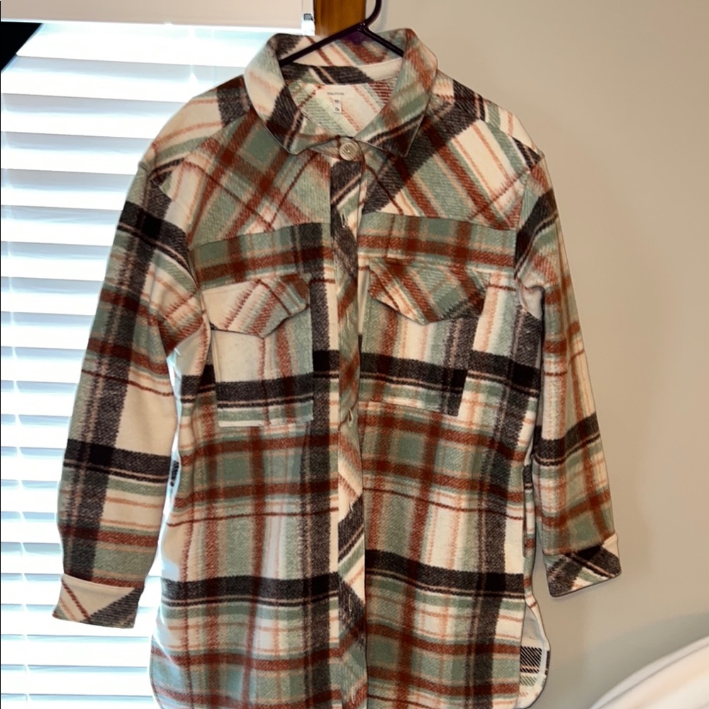❤️NWT Heavy Maurice’s Shacket 0X
